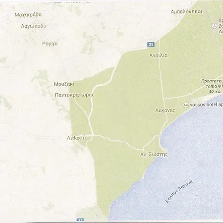 Hotel de apartamente Vossos Laganas